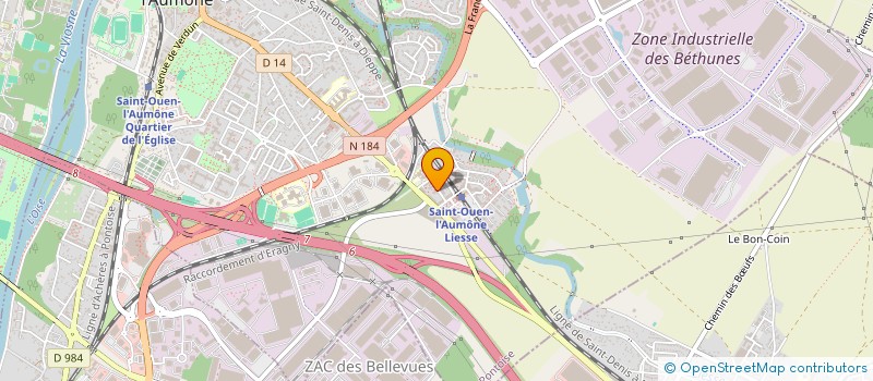 localisation de l'entreprise THIERRY LABBE à SAINT-OUEN-L'AUMONE