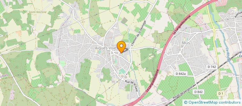 localisation de l'entreprise THIERRY LECOULE DESIGN  AIGUES-VIVES