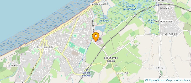 localisation de l'entreprise THIERRY LEPELTIER MENUISERIE à VILLERS-SUR-MER