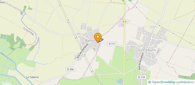 localisation de l'entreprise THIERRY MAILLET  BALLON