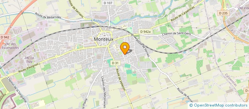localisation de l'entreprise THIERRY MAINTENANCE SERVICE à MONTEUX