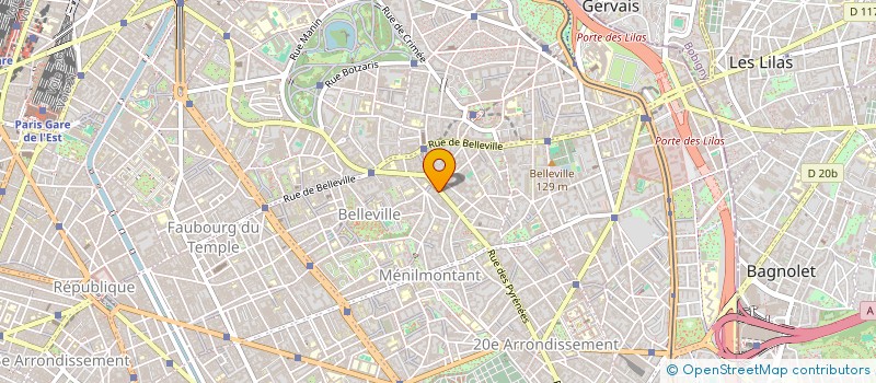 localisation de l'entreprise THIERRY MARGUERITE à PARIS