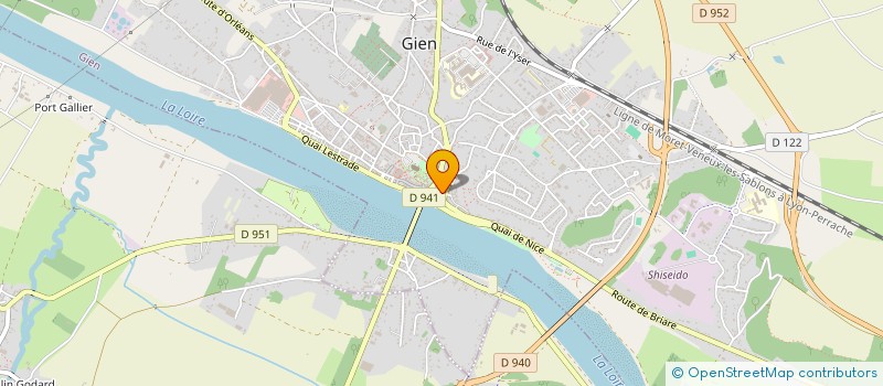 localisation de l'entreprise THIERRY MARTIN à GIEN