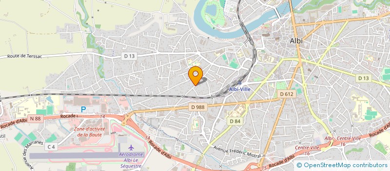 localisation de l'entreprise THIERRY MAUREL  ALBI