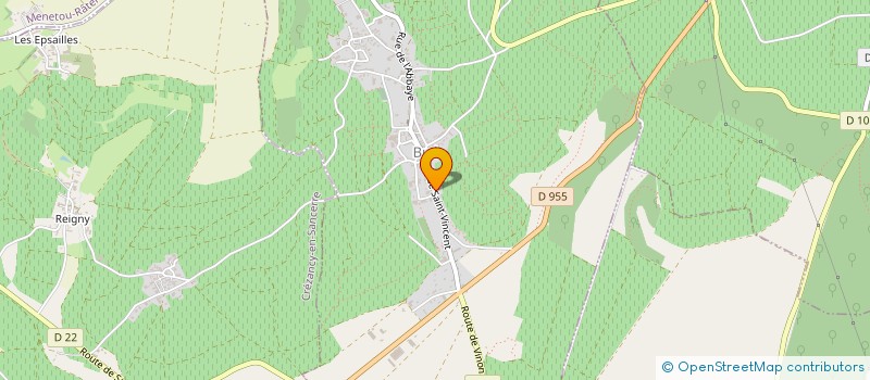 localisation de l'entreprise THIERRY MERLIN CHERRIER  BUE