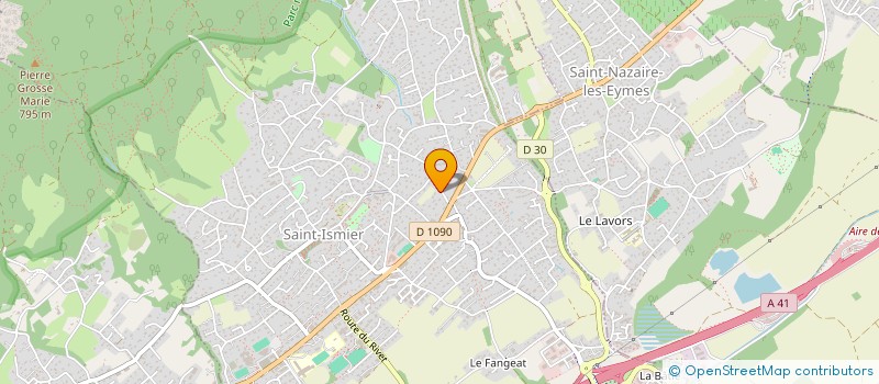 localisation de l'entreprise THIERRY MERMOND RENOVATION à SAINT-ISMIER