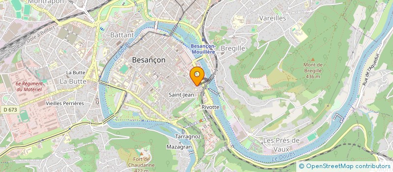 localisation de l'entreprise THIERRY MONNET à BESANCON