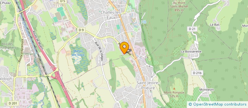 localisation de l'entreprise THIERRY MULTI-SERVICES  CHALLES-LES-EAUX