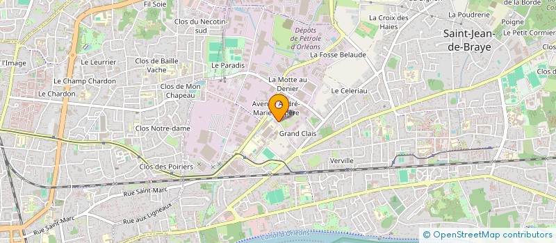 localisation de l'entreprise THIERRY MULTISERVICES à SAINT-JEAN-DE-BRAYE