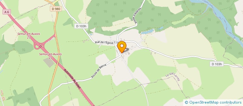 localisation de l'entreprise THIERRY PALANQUE  LE VAL-LARREY