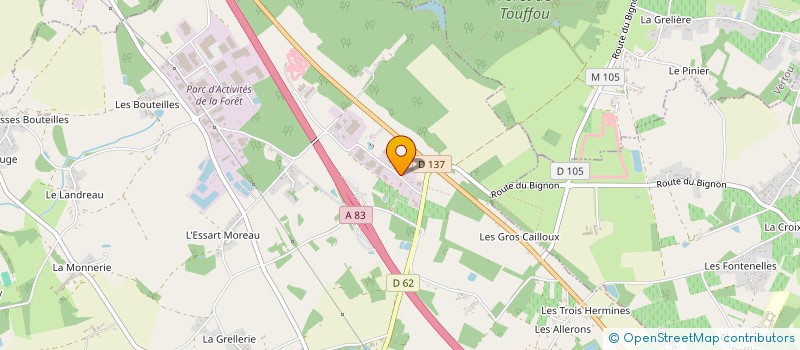 localisation de l'entreprise THIERRY PAYEN HOLDING à VERTOU