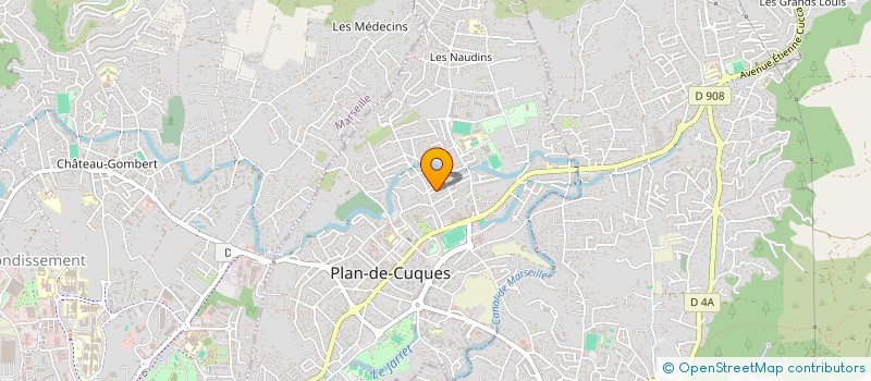 localisation de l'entreprise THIERRY PAYSAGE  PLAN-DE-CUQUES