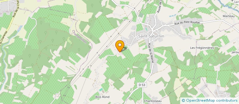 localisation de l'entreprise THIERRY PINEAU à ASNIERES-SUR-NOUERE