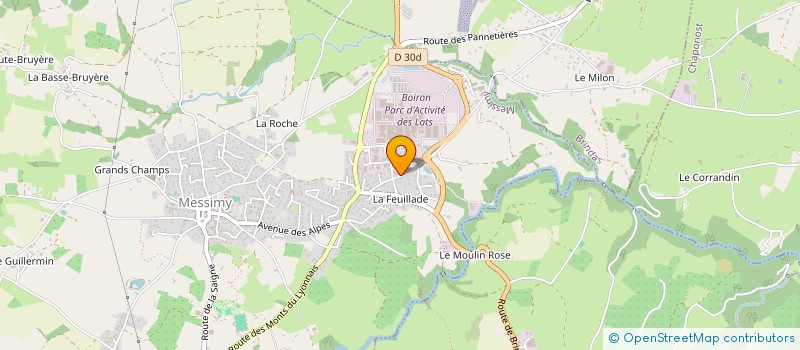 localisation de l'entreprise THIERRY R  MESSIMY