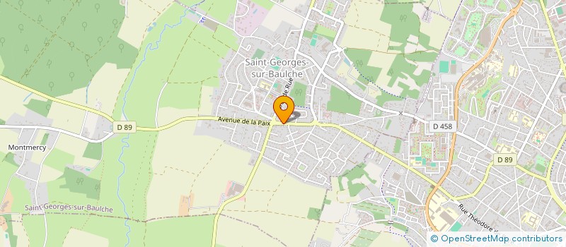 localisation de l'entreprise THIERRY-ROLLINAT à SAINT-GEORGES-SUR-BAULCHE