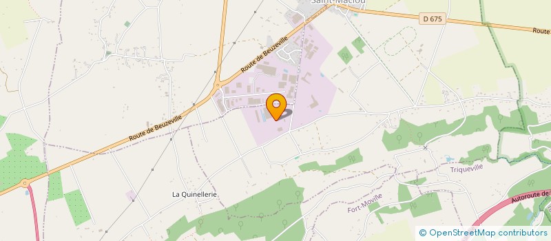 localisation de l'entreprise THIERRY ROMAIN BTP  SAINT-MACLOU