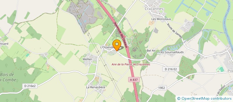 localisation de l'entreprise THIERRY SKIEFFER  SAINT-PORCHAIRE