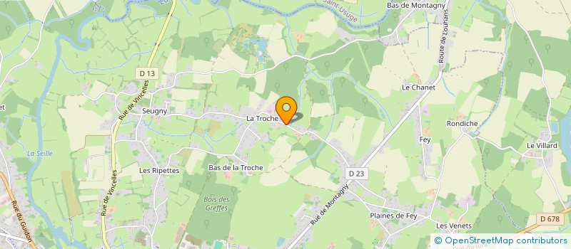 localisation de l'entreprise THIERRY SORDET à LOUHANS