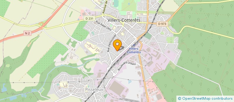 localisation de l'entreprise THIERRY WEISS à VILLERS-COTTERETS