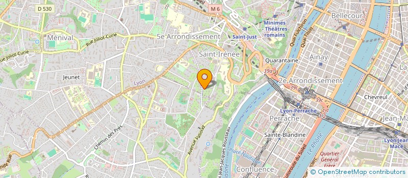 localisation de l'entreprise THIERS 23  LYON