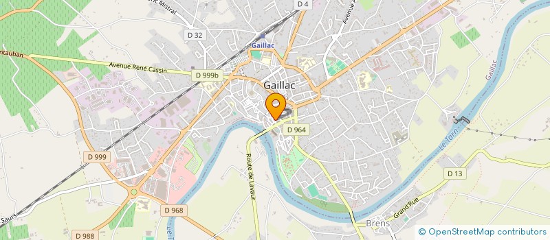 localisation de l'entreprise THIERS  GAILLAC
