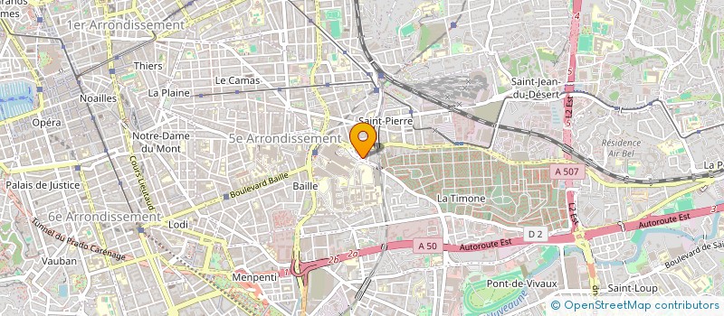 localisation de l'entreprise THIERS à MARSEILLE