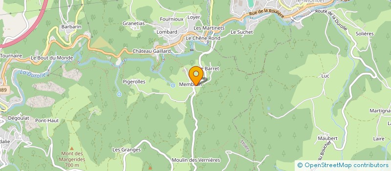 localisation de l'entreprise THIERS CONDITIONNEMENT  THIERS