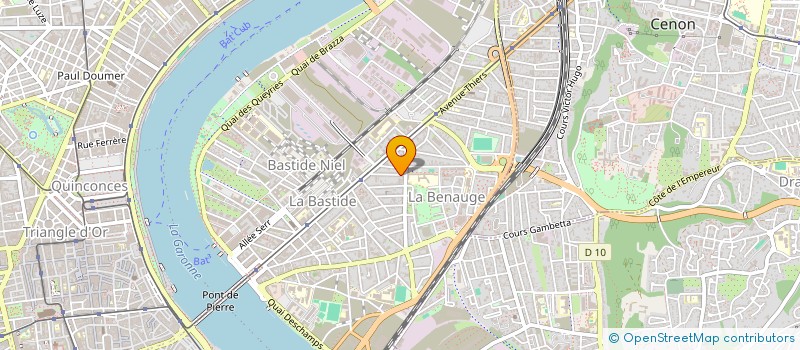 localisation de l'entreprise THIERS LIEU  BORDEAUX