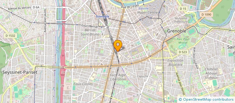 localisation de l'entreprise THIERS STREET  GRENOBLE