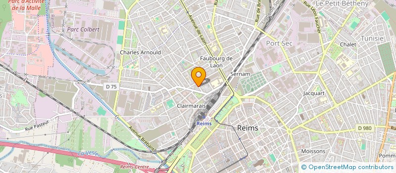 localisation de l'entreprise THIERY DE CONTRAI  REIMS