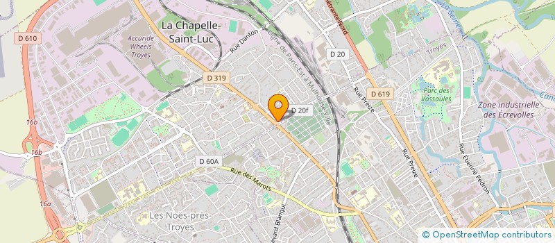 localisation de l'entreprise THIERY INVESTMENT TRADE & TRAINING à LA CHAPELLE-SAINT-LUC