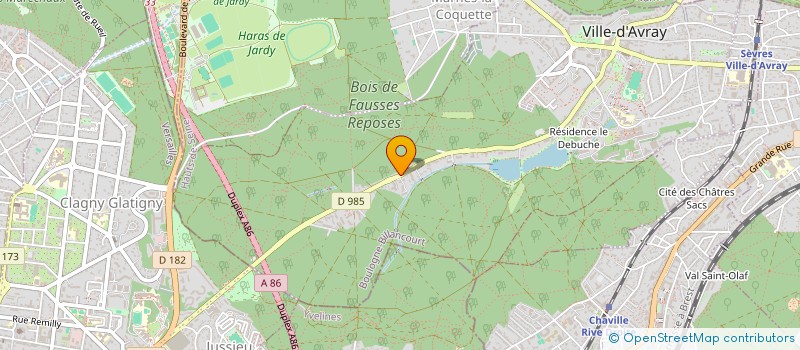 localisation de l'entreprise THIERY PATRIMOINE  VILLE-D'AVRAY