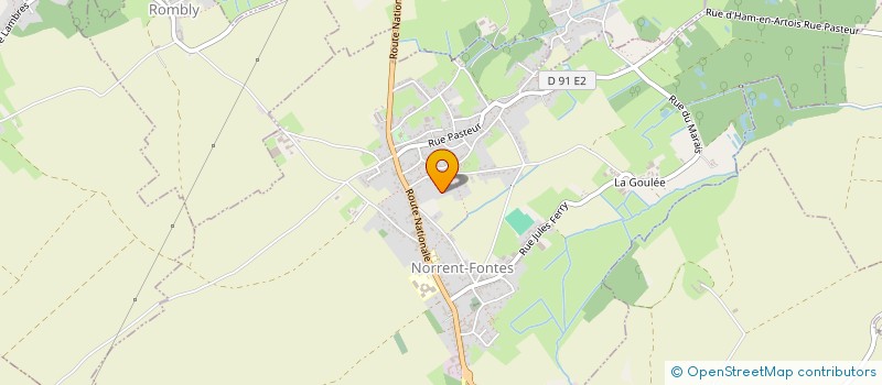 localisation de l'entreprise THIERYMMO  NORRENT-FONTES