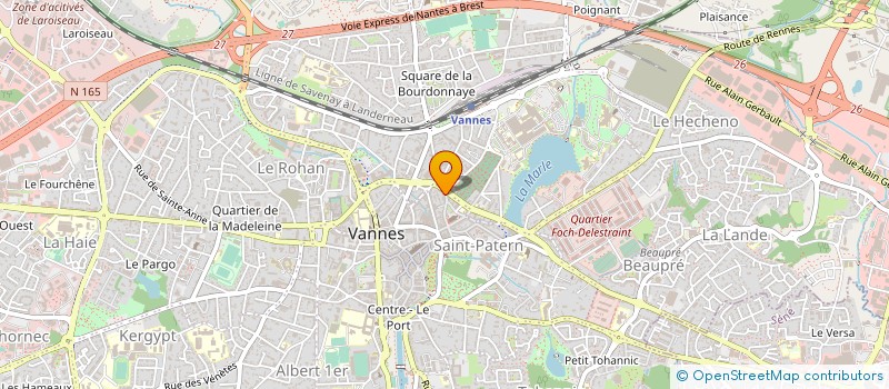 localisation de l'entreprise THIEU HUE à VANNES