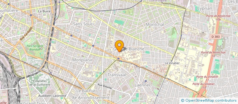 localisation de l'entreprise THIEVENAZ  LYON