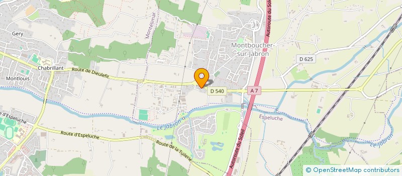 localisation de l'entreprise THIFALI  MONTBOUCHER-SUR-JABRON