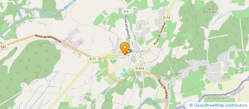 localisation de l'entreprise THIFFY  GRIGNAN