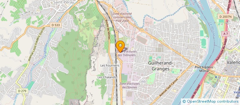 localisation de l'entreprise THIGA STORAGE  GUILHERAND-GRANGES