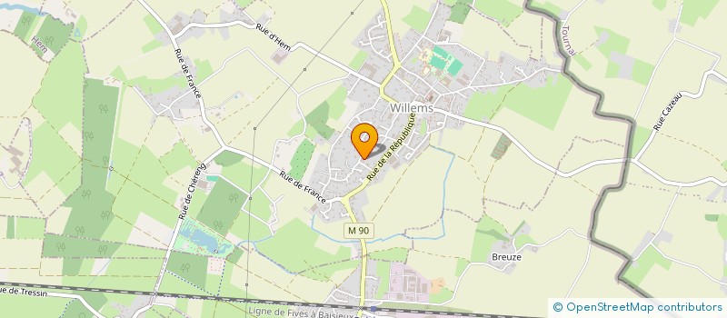 localisation de l'entreprise THIGAU  WILLEMS