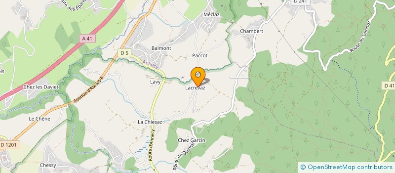 localisation de l'entreprise THIGRA  POISY