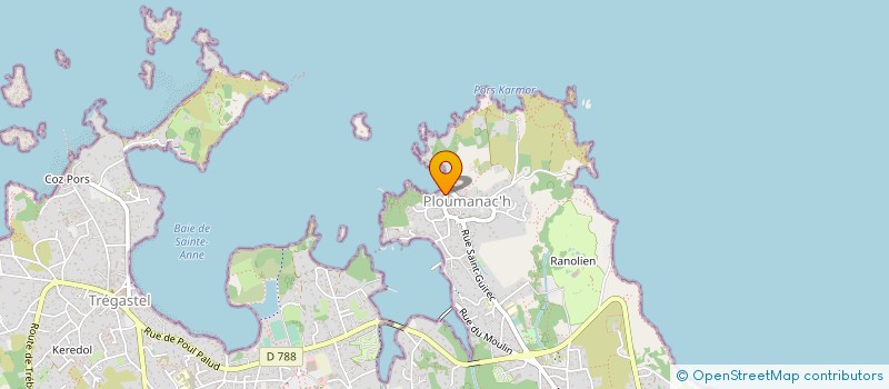 localisation de l'entreprise THIGWEN à PERROS-GUIREC