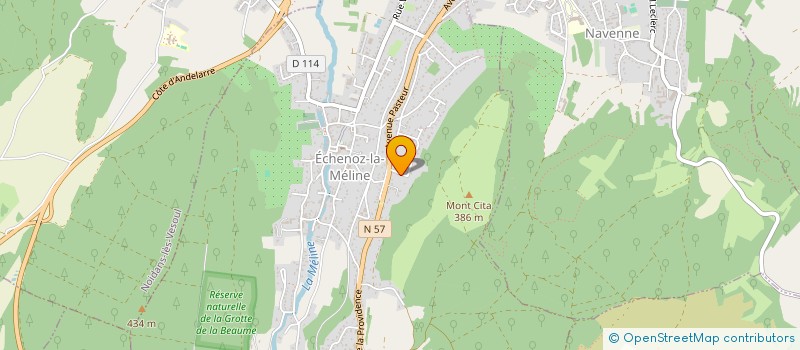 localisation de l'entreprise THIJUVIA à ECHENOZ-LA-MELINE