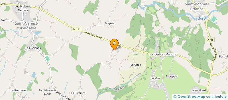 localisation de l'entreprise THIKINA à SAINT-GENEST-SUR-ROSELLE