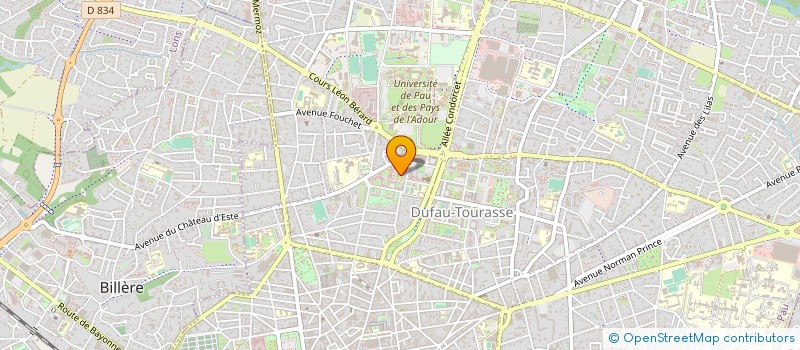 localisation de l'entreprise THIL TOITURES SYSTEMES à PAU