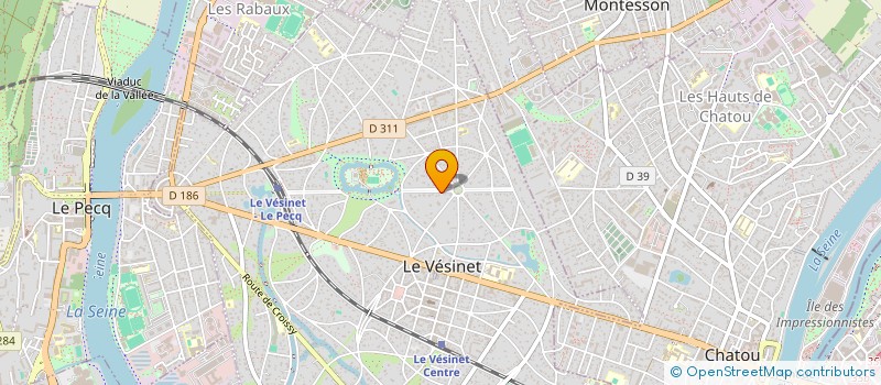 localisation de l'entreprise THILAUNIC  LE VESINET