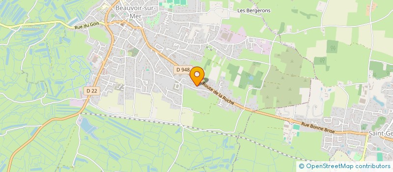 localisation de l'entreprise THILCAUD  BEAUVOIR-SUR-MER