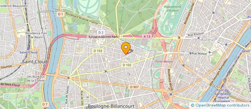 localisation de l'entreprise THILDA PRODUCTIONS à BOULOGNE-BILLANCOURT