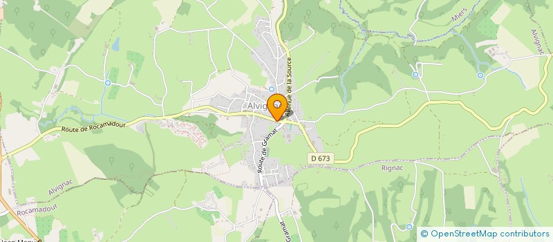 localisation de l'entreprise THILDOU  ALVIGNAC