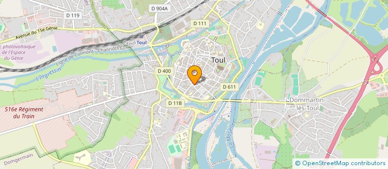 localisation de l'entreprise THILITHI  TOUL