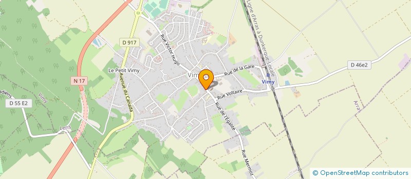 localisation de l'entreprise THILLIEZ PERE ET FILS à VIMY